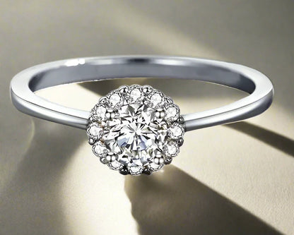 HALO DIAMOND RING