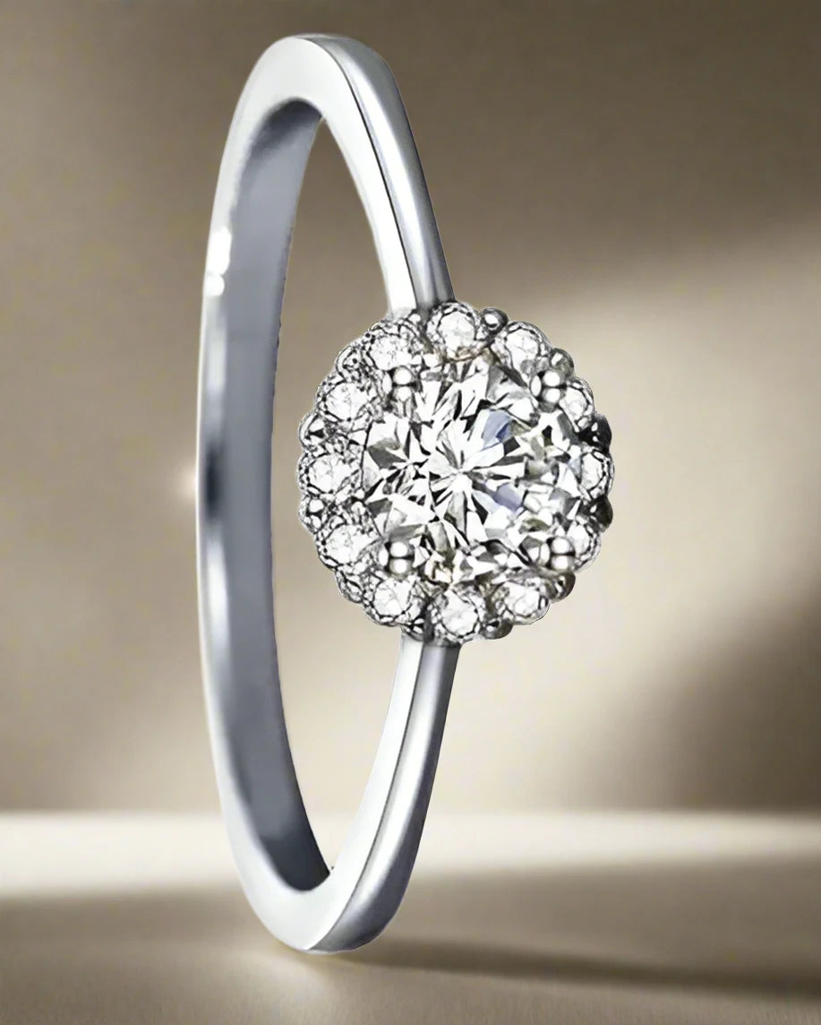 HALO DIAMOND RING