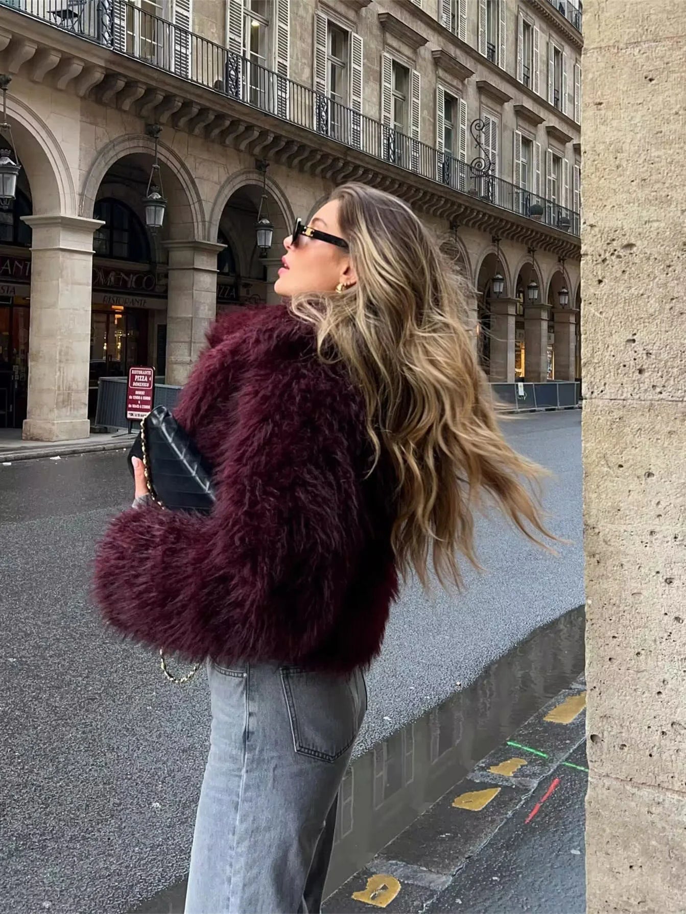 FAUX FUR JACKET