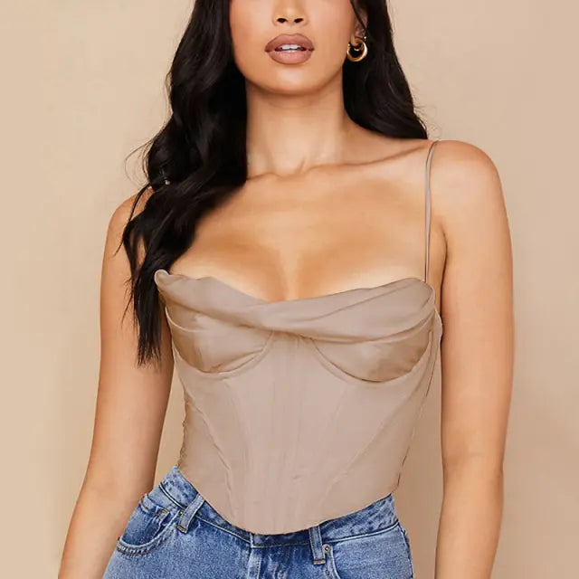 CORSET CROP TOP