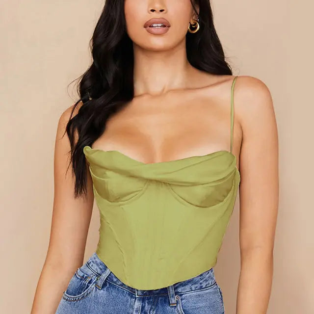 CORSET CROP TOP