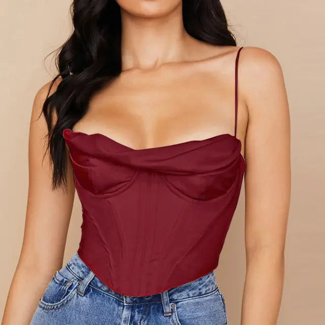 CORSET CROP TOP