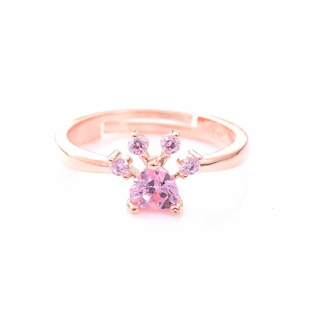 ROSE GOLD CLAW RING