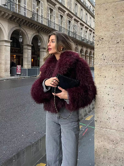 FAUX FUR JACKET