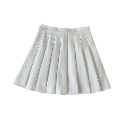 HIGH-WAISTED PLEATED SKIRT