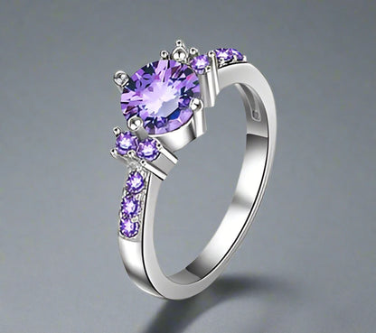 FEBRUARY BIRTHSTONE RING