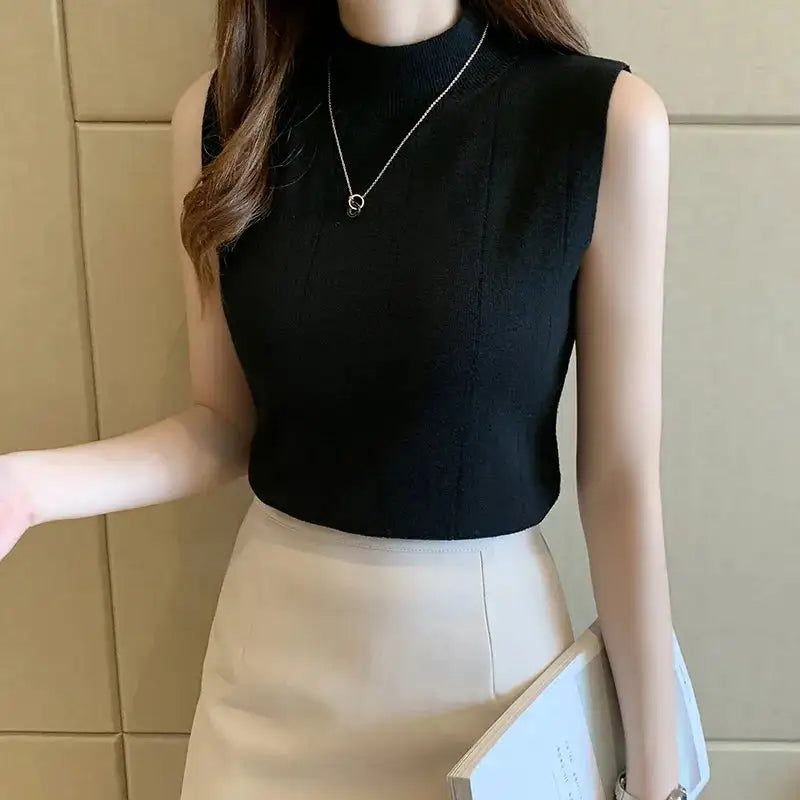 ELEGANT SLEEVELESS TOP