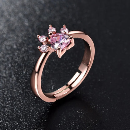 ROSE GOLD CLAW RING