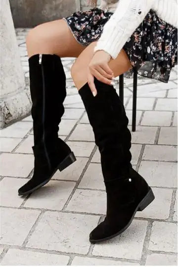 SUEDE HIGH BOOTS