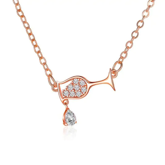 Chic SIP & SPARKLE NECKLACE