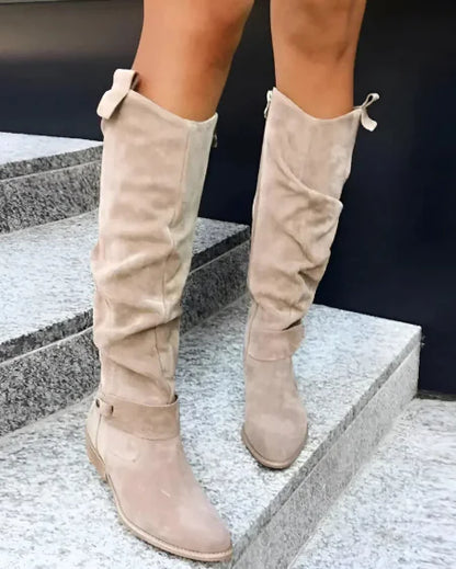 SUEDE HIGH BOOTS