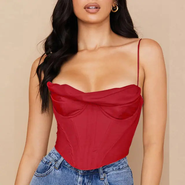 CORSET CROP TOP