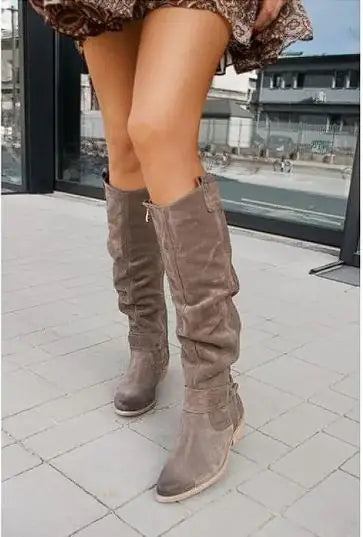 SUEDE HIGH BOOTS