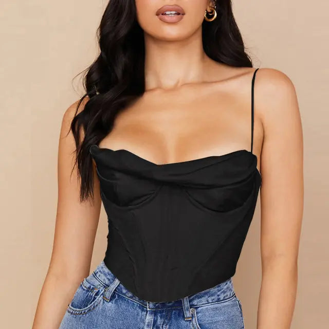 CORSET CROP TOP